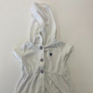 Carters 6 Months Infant Girls Swimsuit Coverup with Hood